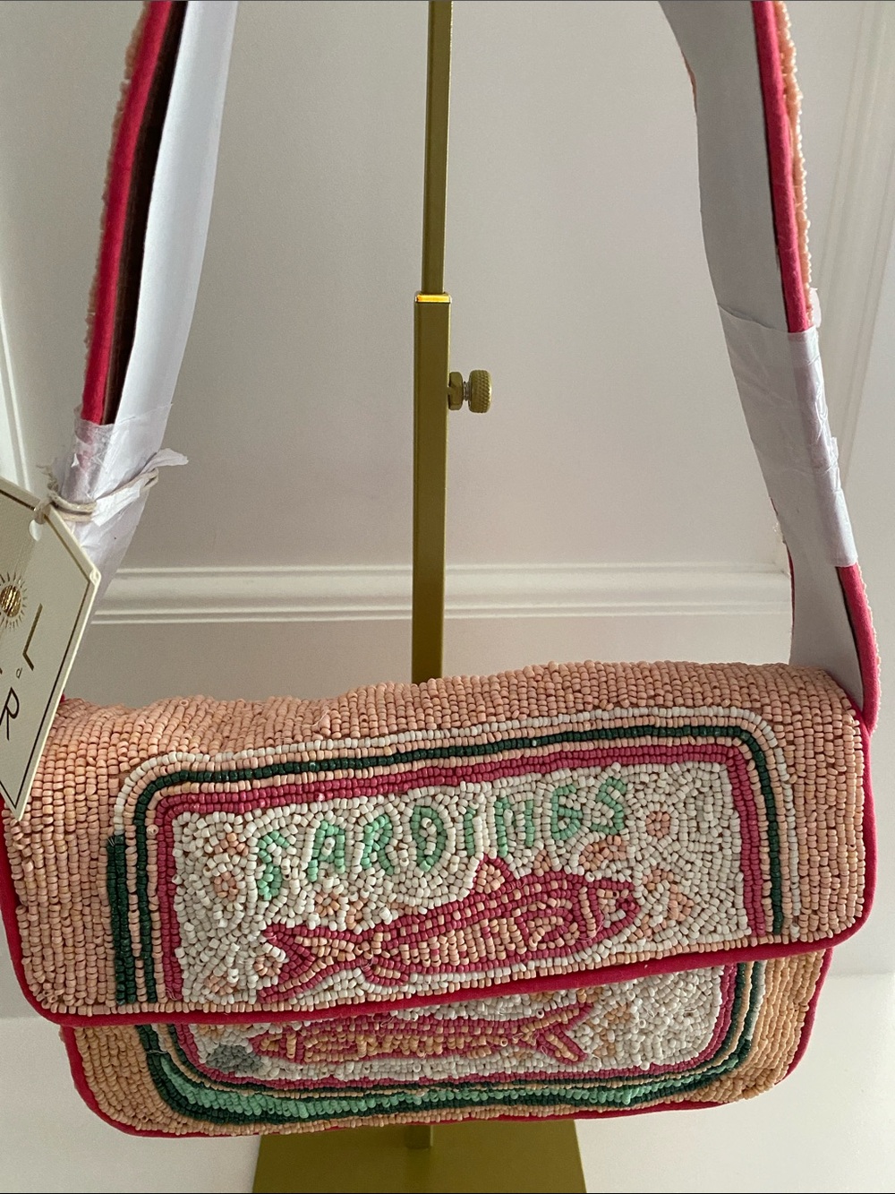 Sol and Mer Sardines Beaded Shoulder Bag | NWT | Mediterranean Coastal Style